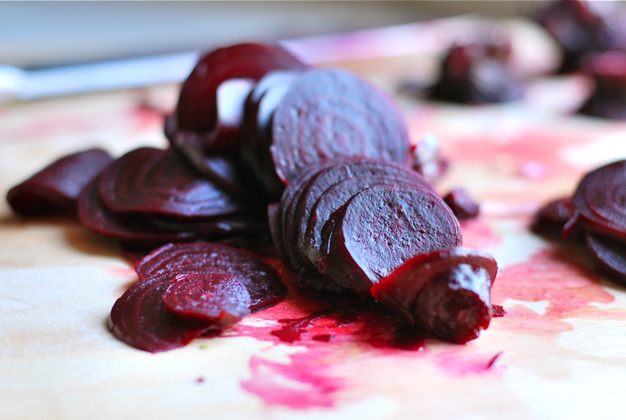 sliced beets