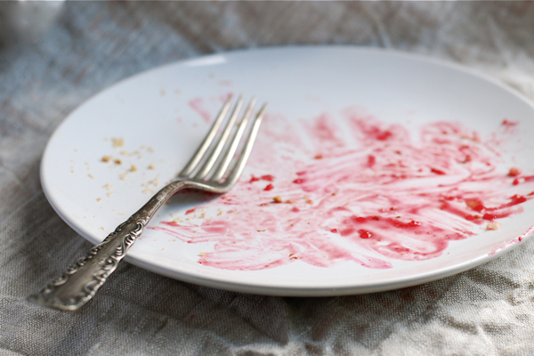 All that's left of the cherry pie via brooklynsupper.net