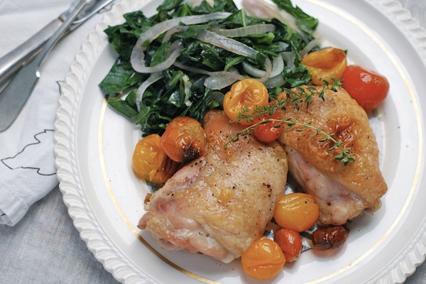 Chicken and collards, via brooklynsupper.net; © Brooklyn Supper 2012, all rights reserved Chicken and collards, via brooklynsupper.net; © Brooklyn Supper 2012, all rights reserved
