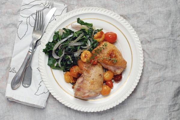 Chicken and collards, via brooklynsupper.net; © Brooklyn Supper 2012, all rights reserved Chicken and collards, via brooklynsupper.net; © Brooklyn Supper 2012, all rights reserved
