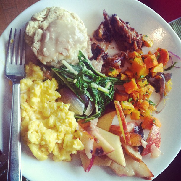 Brunch for Barack plate; image by Veronica Chan