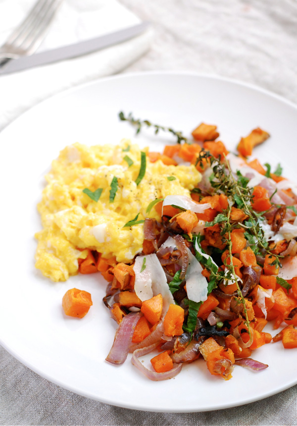 Butternut squash and sweet potato hash, via brooklynsupper.net; © Brooklyn Supper 2012, all rights reserved