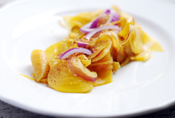 golden beet and red onion slaw // brooklyn supper golden beet and red onion slaw // brooklyn supper