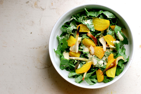kale salad with golden beets // brooklyn supper kale salad with golden beets // brooklyn supper