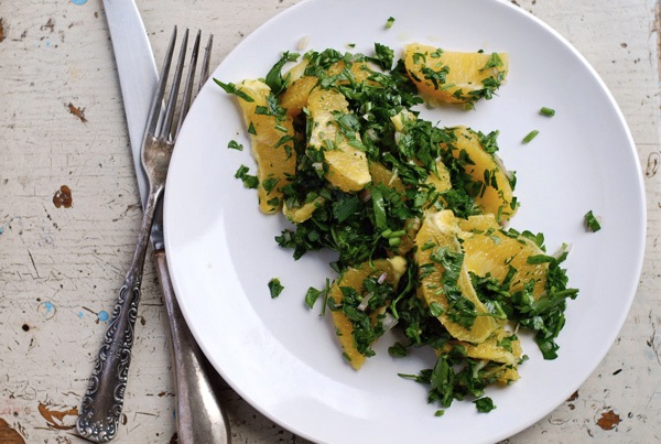 parsley and orange salad // brooklyn supper