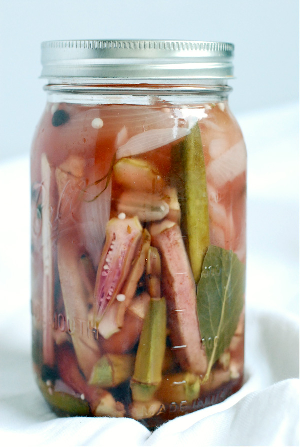 quick-pickled okra // brooklyn supper
