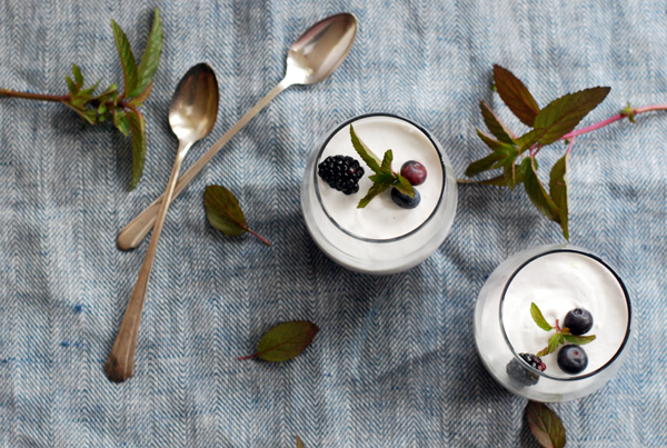 mixed berry coconut cream parfaits // brooklyn supper