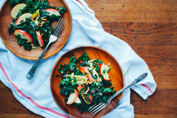 kale salad with sauteed apples13