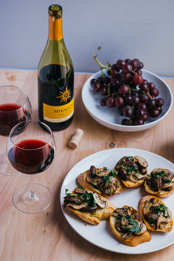 herbed mushroom toasts // brooklyn supper