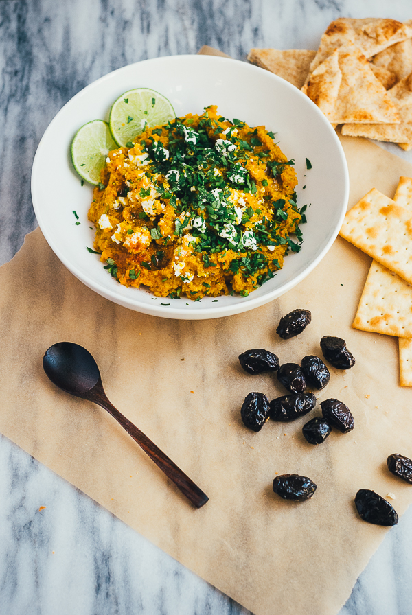 roasted golden beet and carrot dip // brooklyn supper