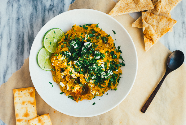 roasted golden beet and carrot dip // brooklyn supper
