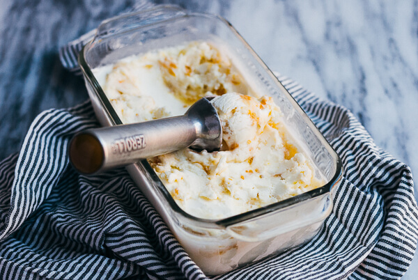 cream cheese ice cream with citrus marmalade // brooklyn supper