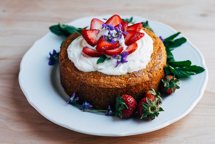 ricotta strawberry cake // brooklyn supper