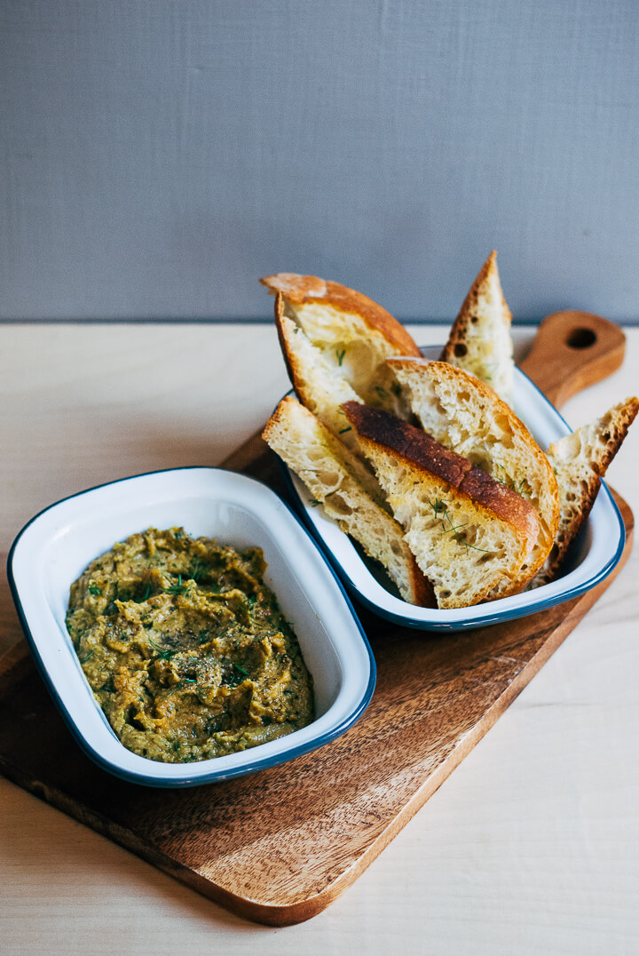 roasted zucchini and fennel dip // brooklyn supper
