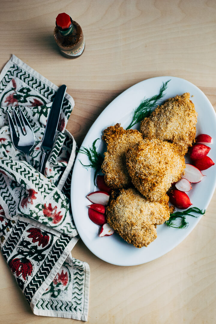 oven-fried chipotle chicken thighs // brooklyn supper
