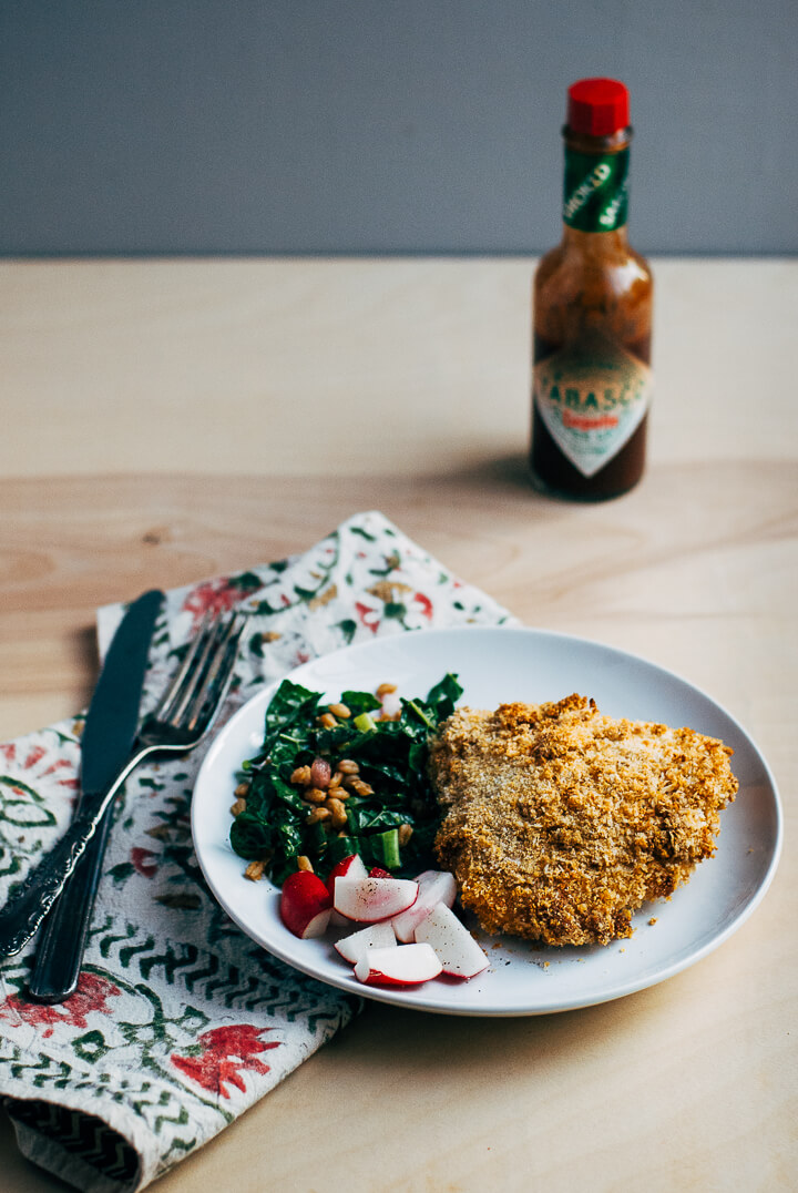 oven-fried chipotle chicken thighs // brooklyn supper