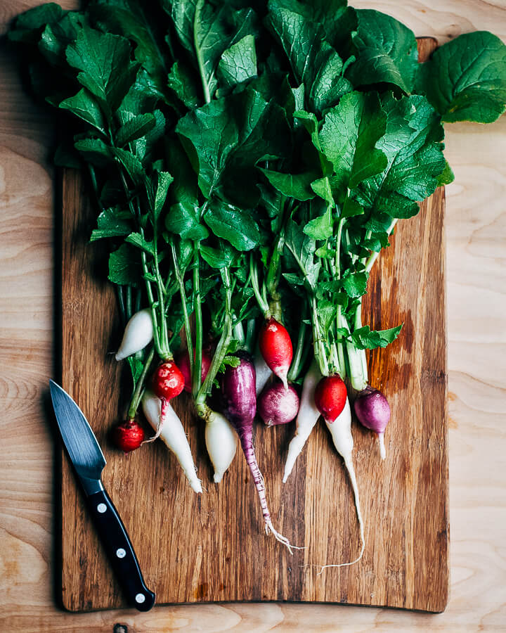 radish toasts with lemon butter // brooklyn supper
