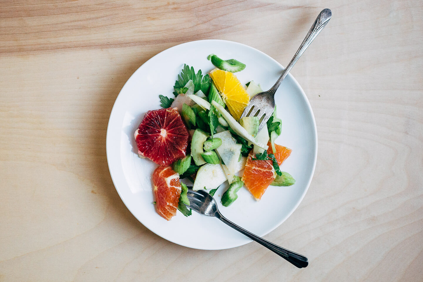 kohlrabi, avocado, and citrus salad // brooklyn supper