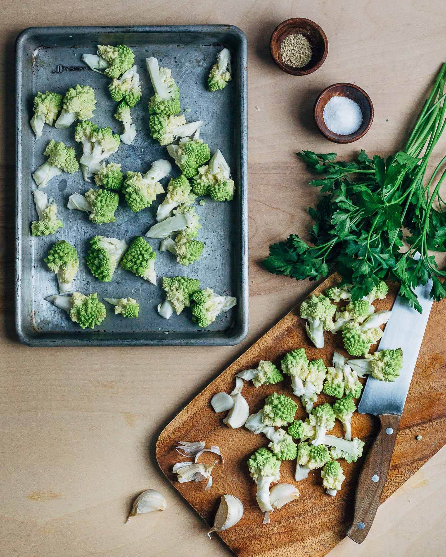 romanesco with brown butter toasted panko // brooklyn supper