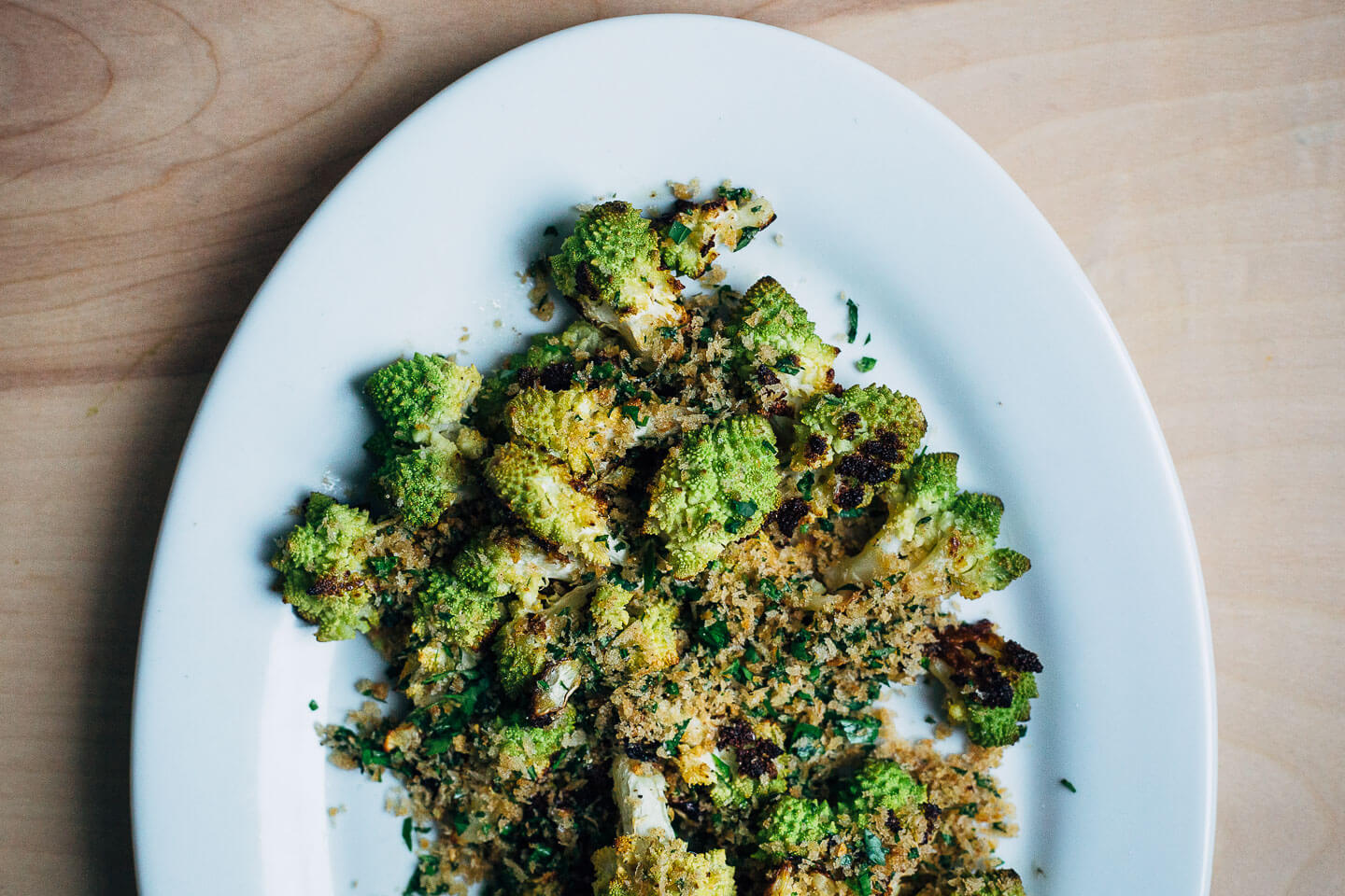 romanesco with brown butter toasted panko // brooklyn supper