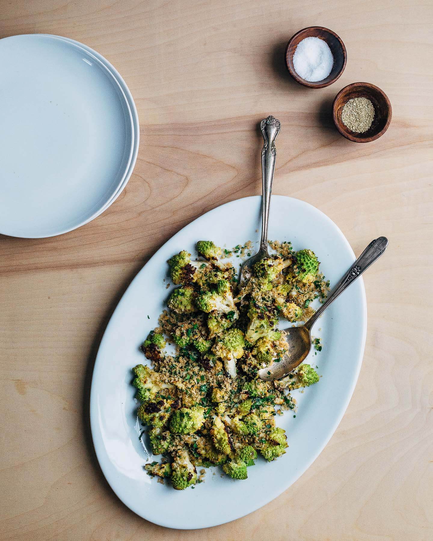 romanesco with brown butter toasted panko // brooklyn supper
