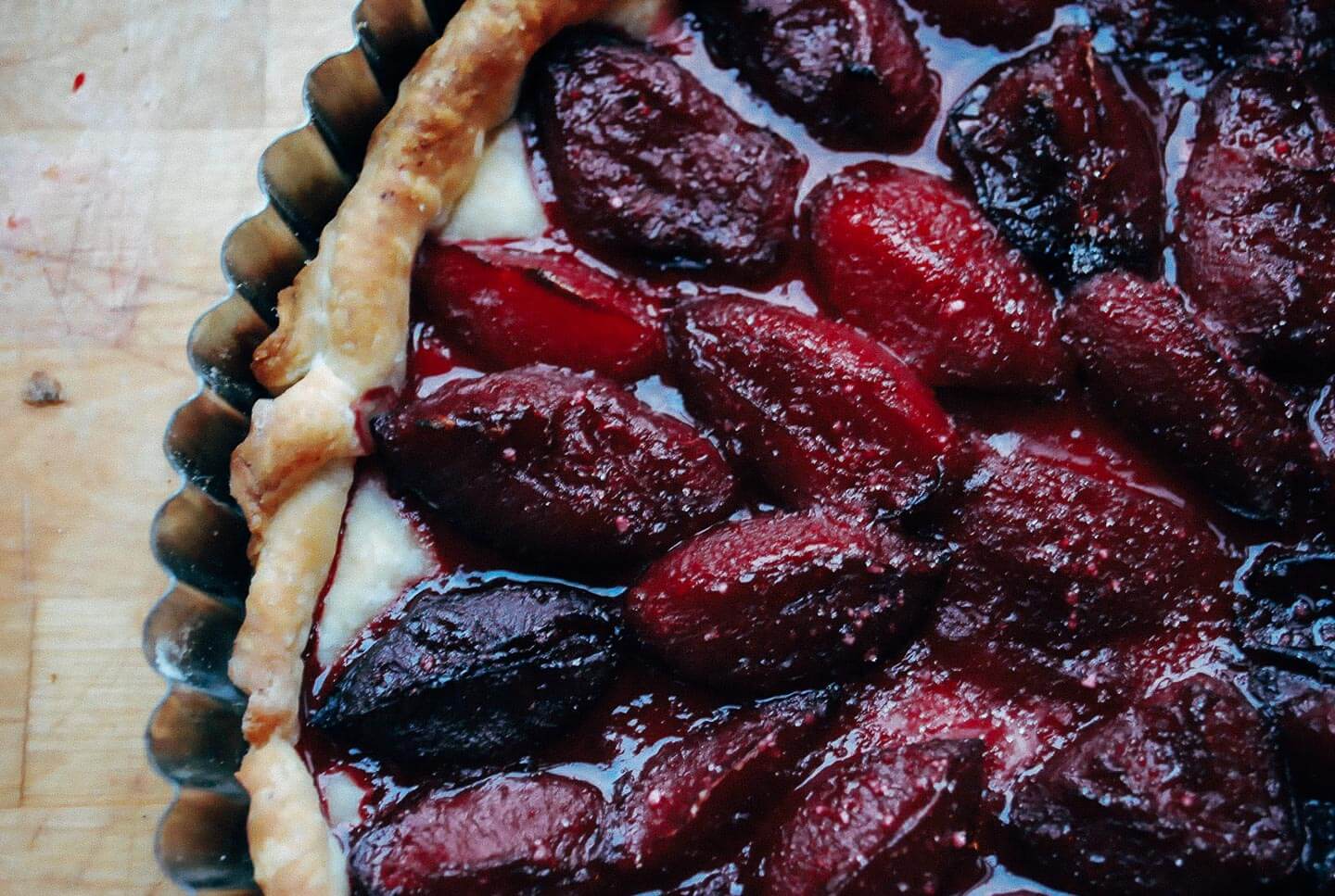 simplest plum tart // brooklyn supper