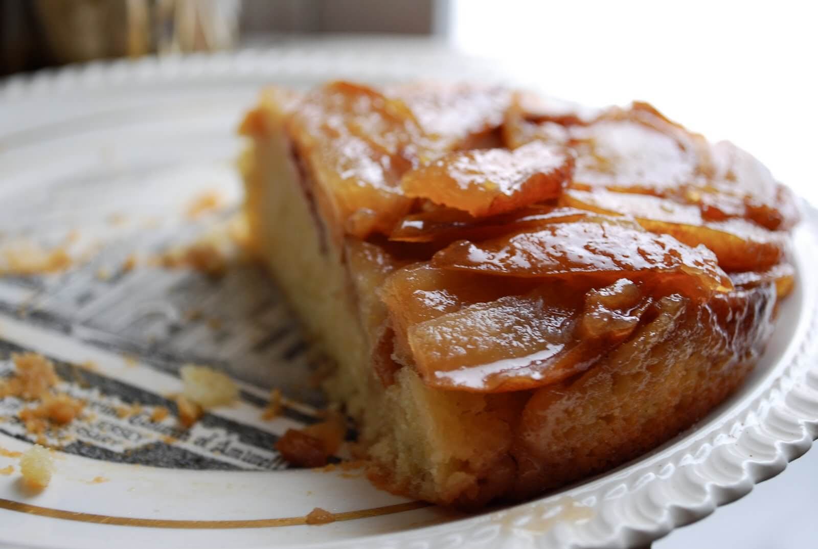 Part cake, part pudding, this tender apple and pear upside-down cake is suffused with vanilla bean and the flavors of perfectly ripe apples and pears. 