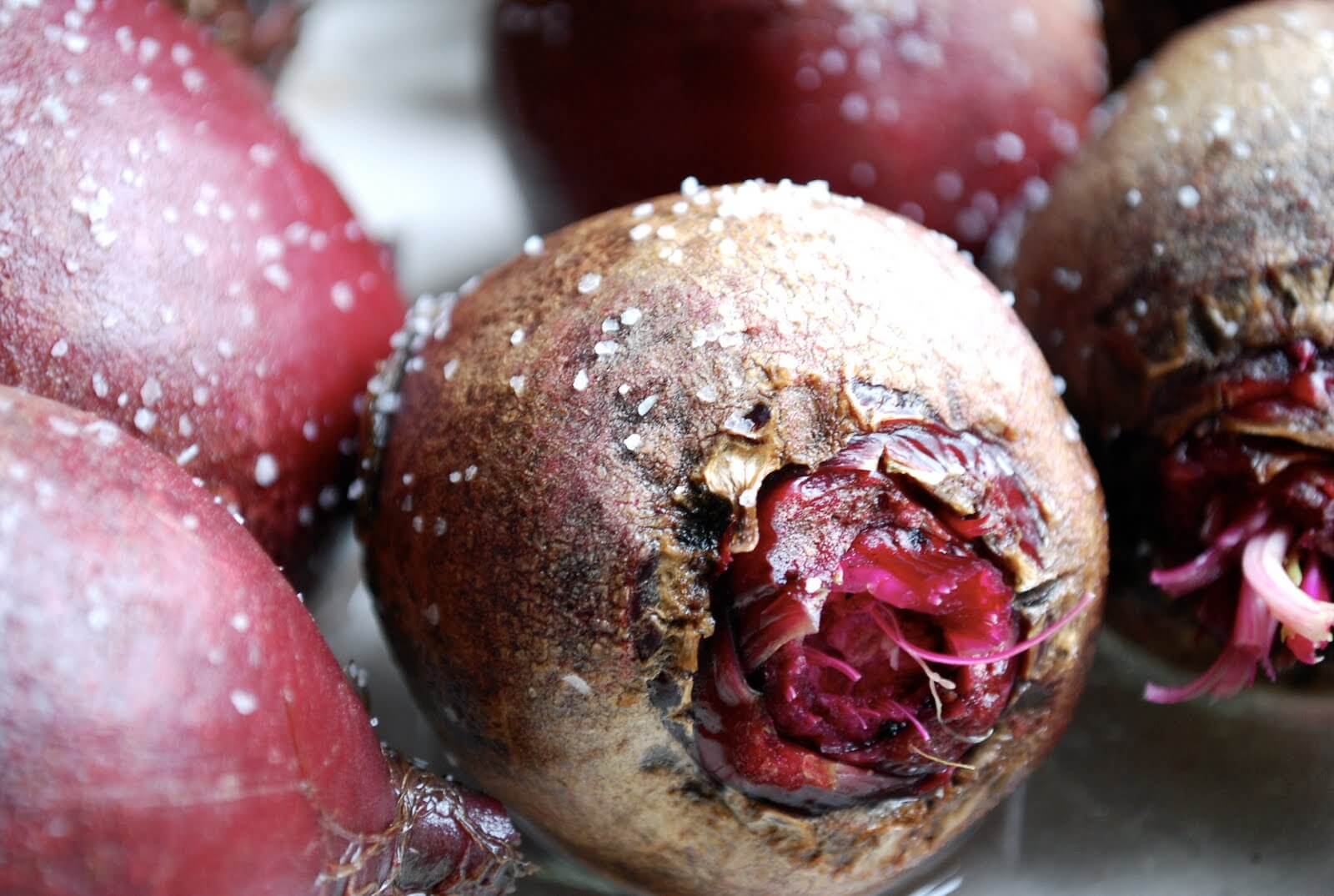 These marinated beets showcase summer beet flavor at its peak. Sea salt, apple cider vinegar, and a hint of rosemary heighten the earthy flavors of beets without overwhelming them.