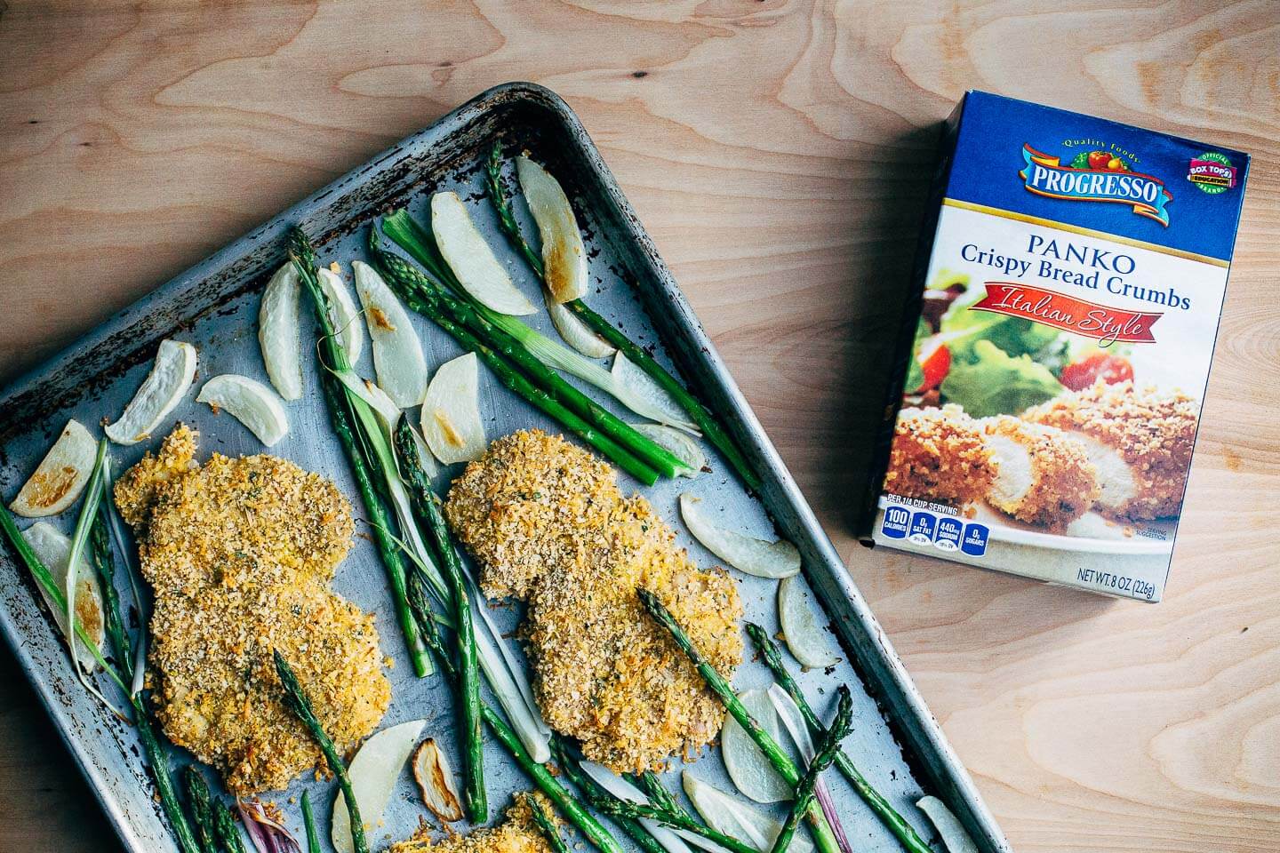 one-pan parmesan chicken with turnips and asparagus // brooklyn supper