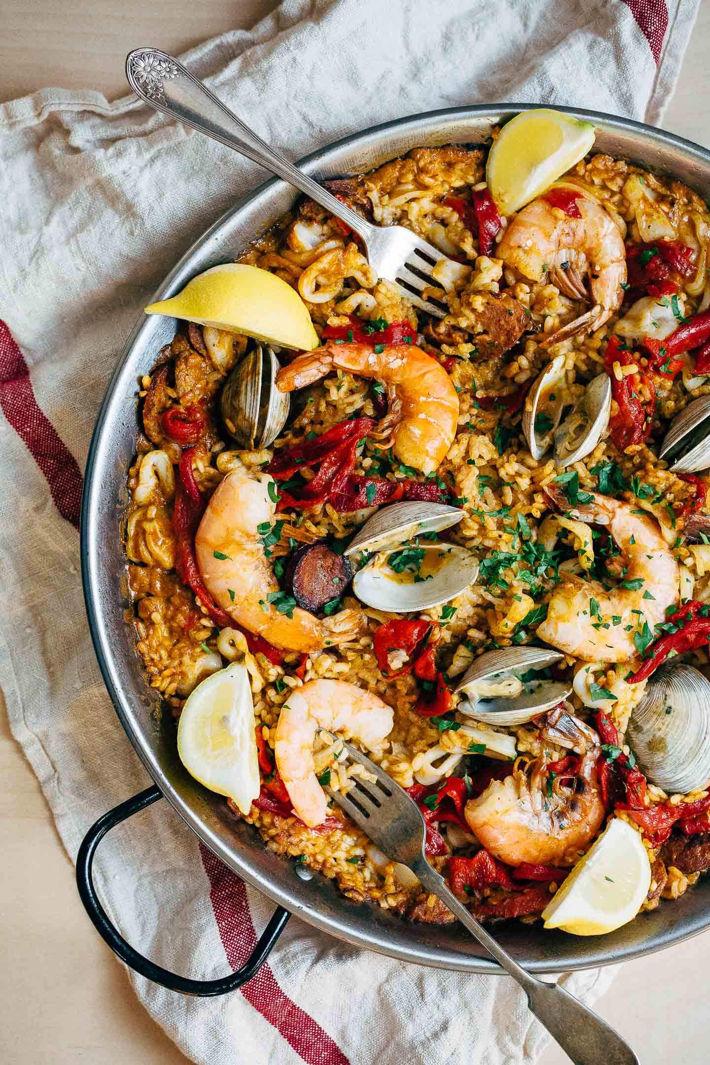seafood paella // brooklyn supper