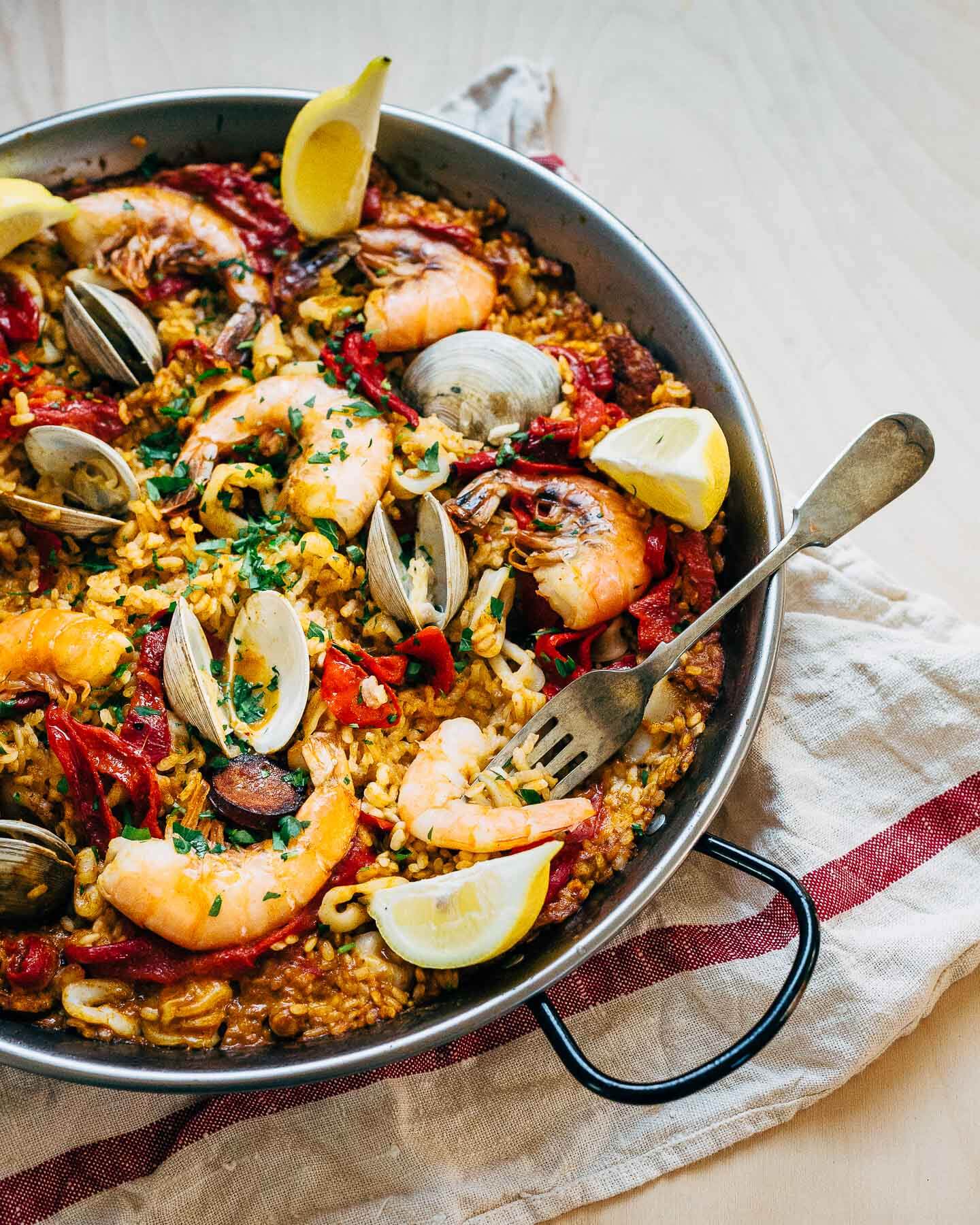 seafood paella // brooklyn supper