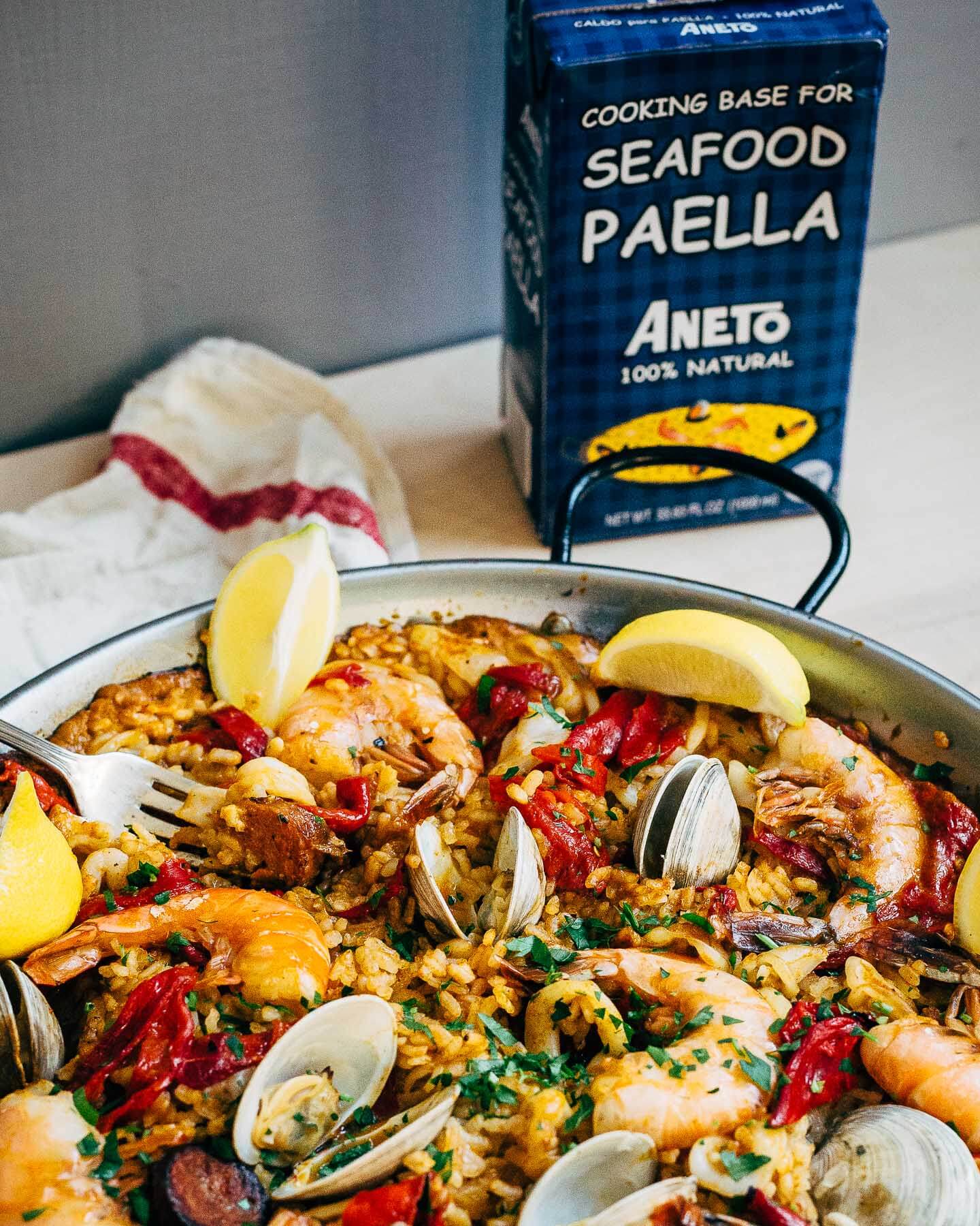 seafood paella // brooklyn supper