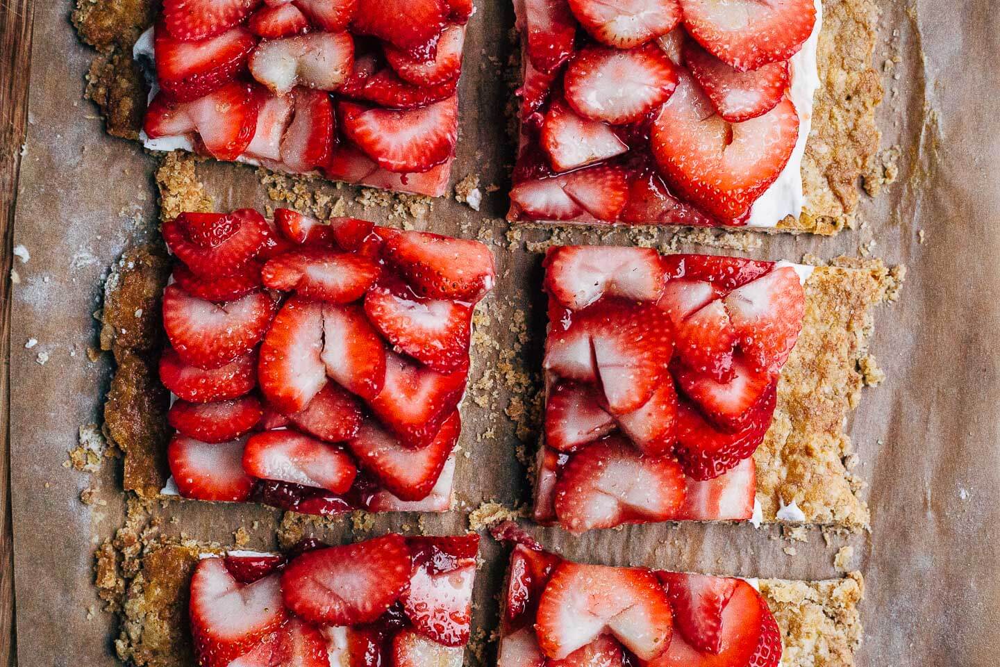 simplest strawberry tart from sweeter off the vine // brooklyn supper