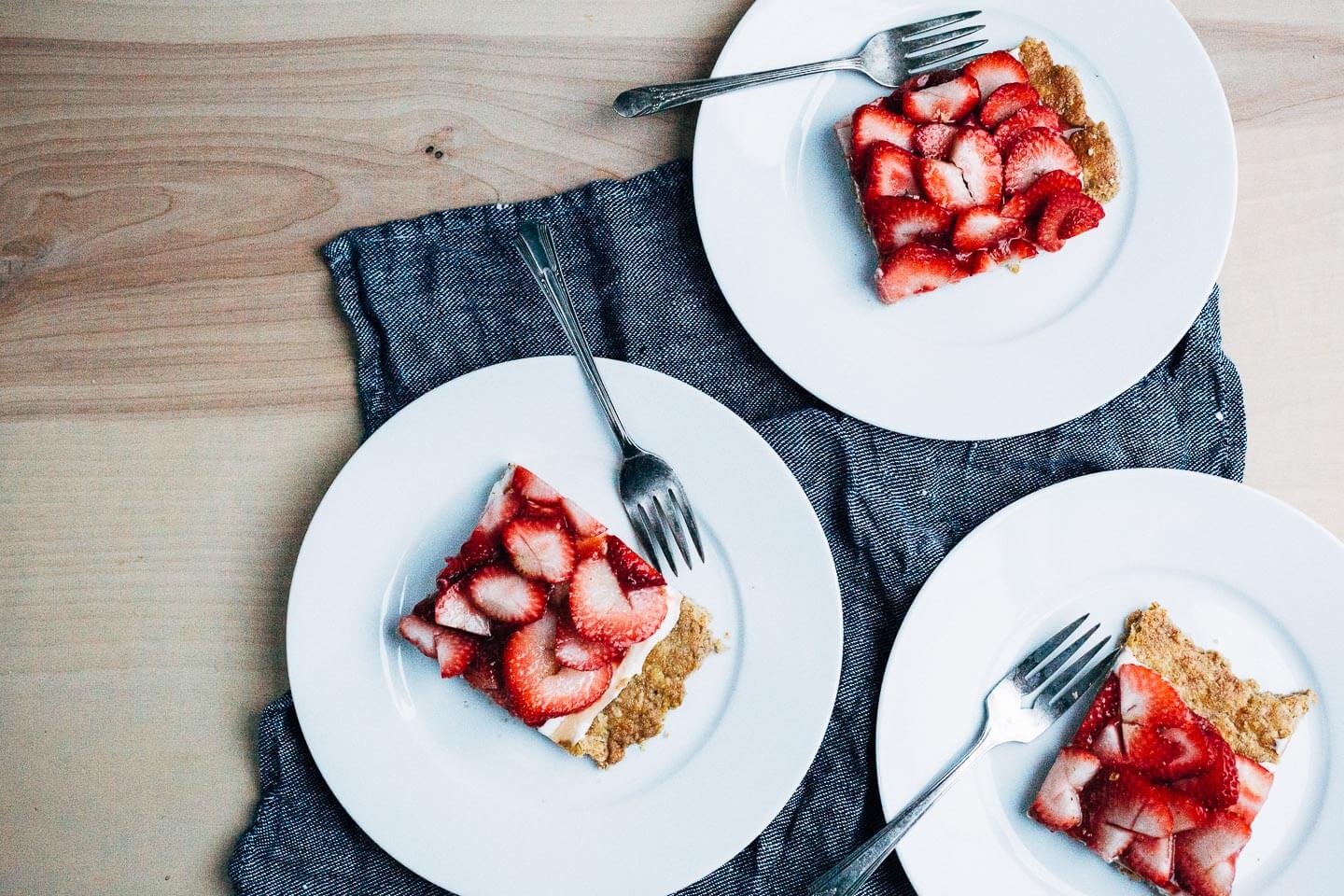 simplest strawberry tart from sweeter off the vine // brooklyn supper
