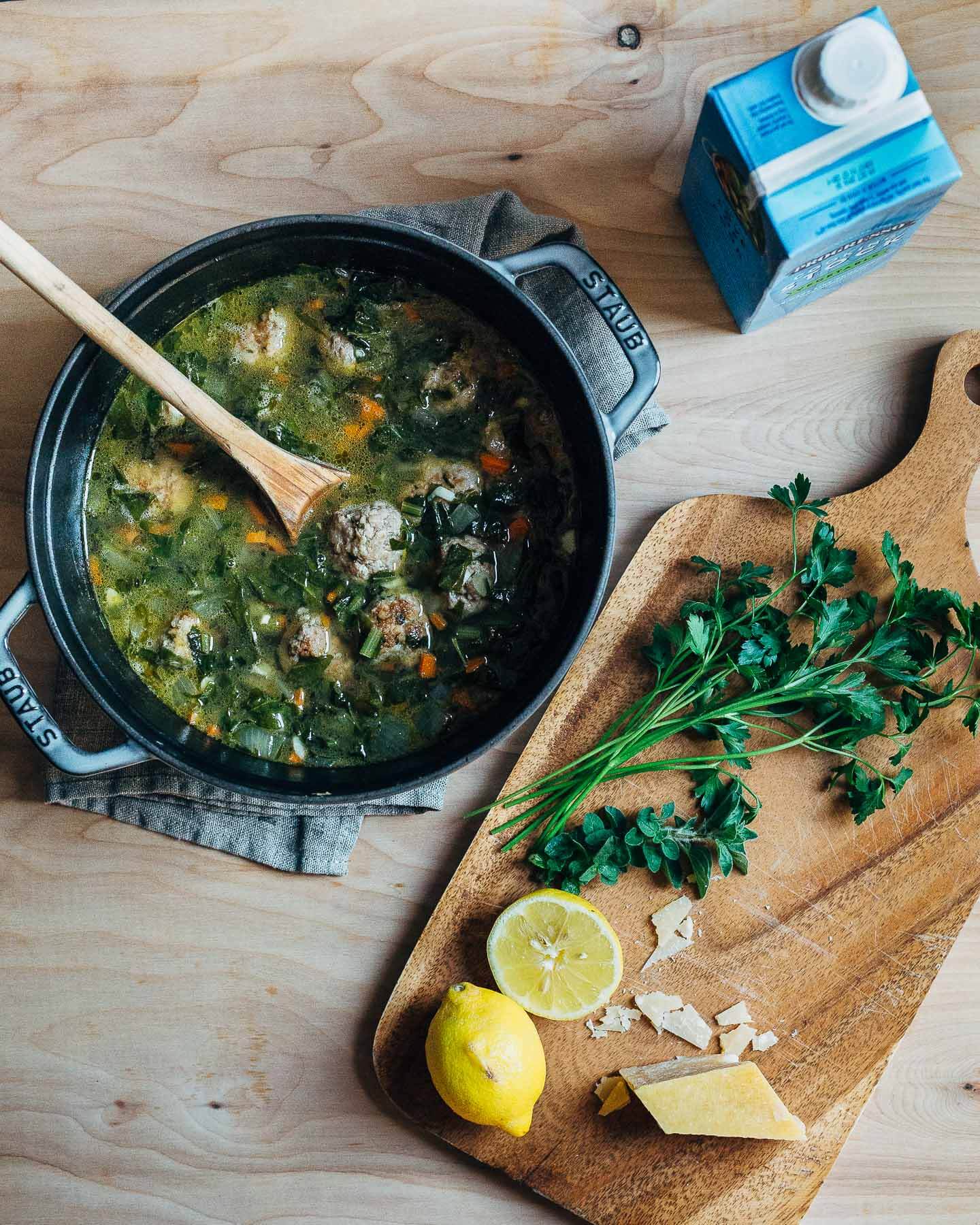 italian wedding soup // brooklyn supper