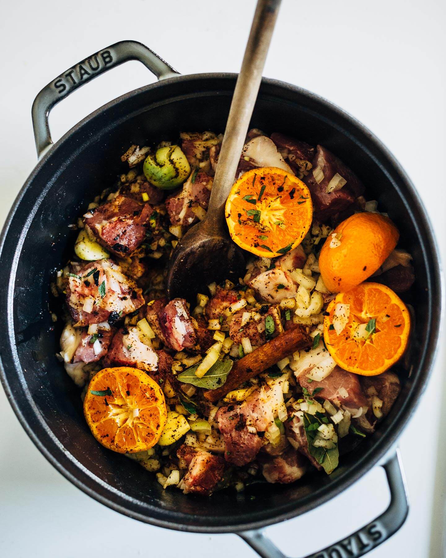 clementine-cinnamon carnitas and guacamole tacos // brooklyn supper