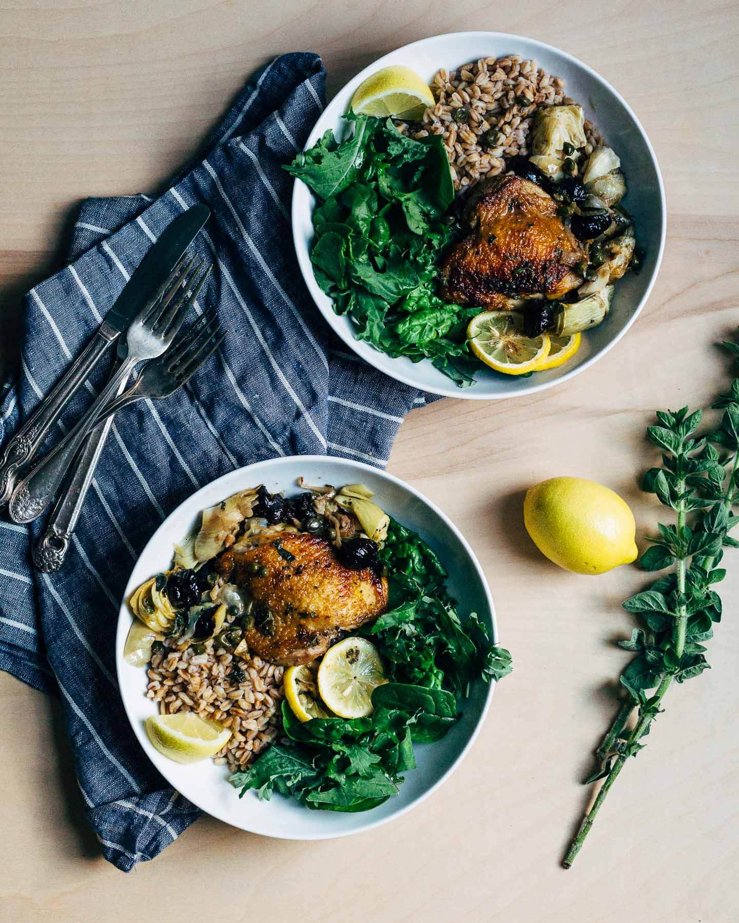 cast iron skillet chicken // brooklyn supper