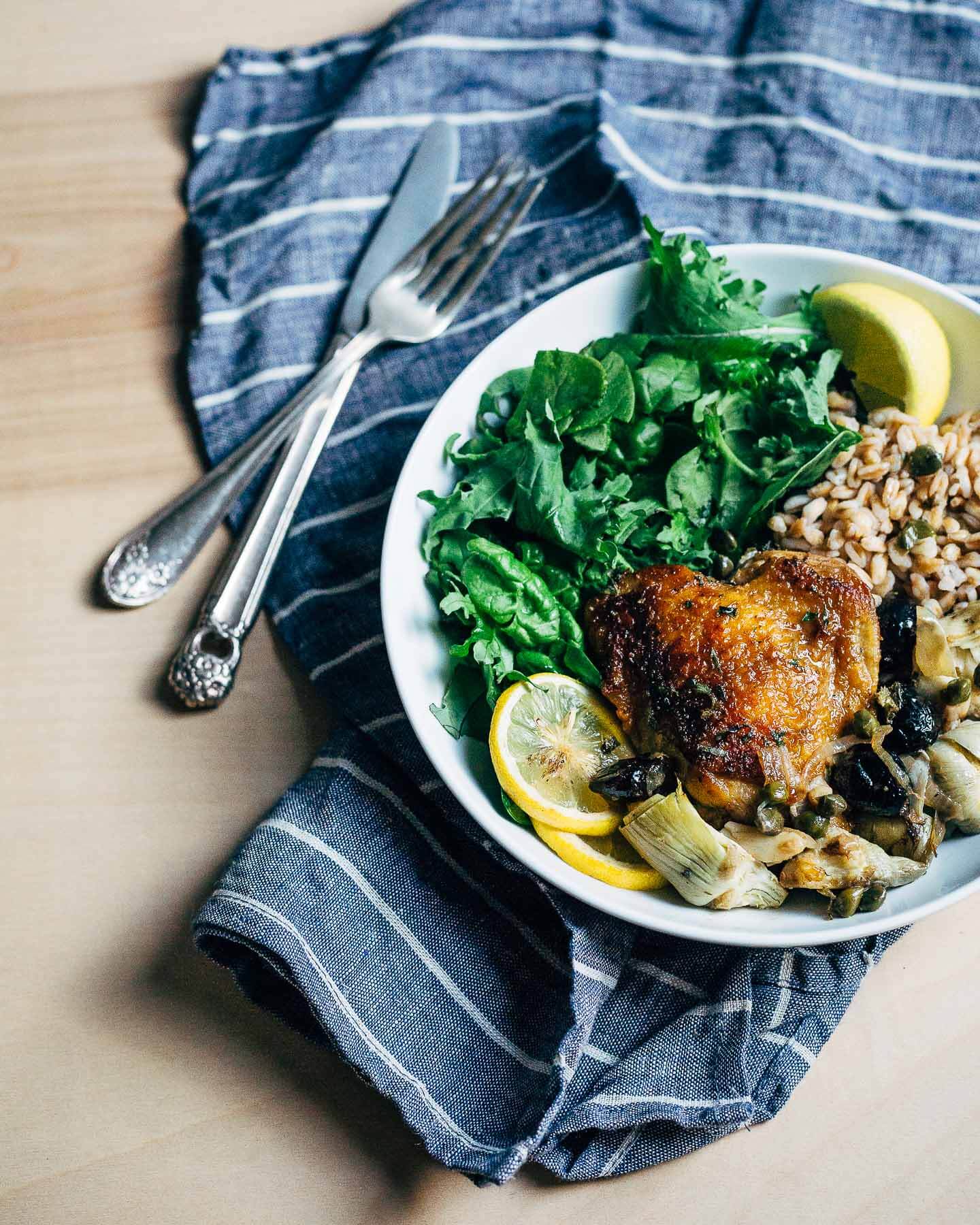 cast iron skillet chicken // brooklyn supper