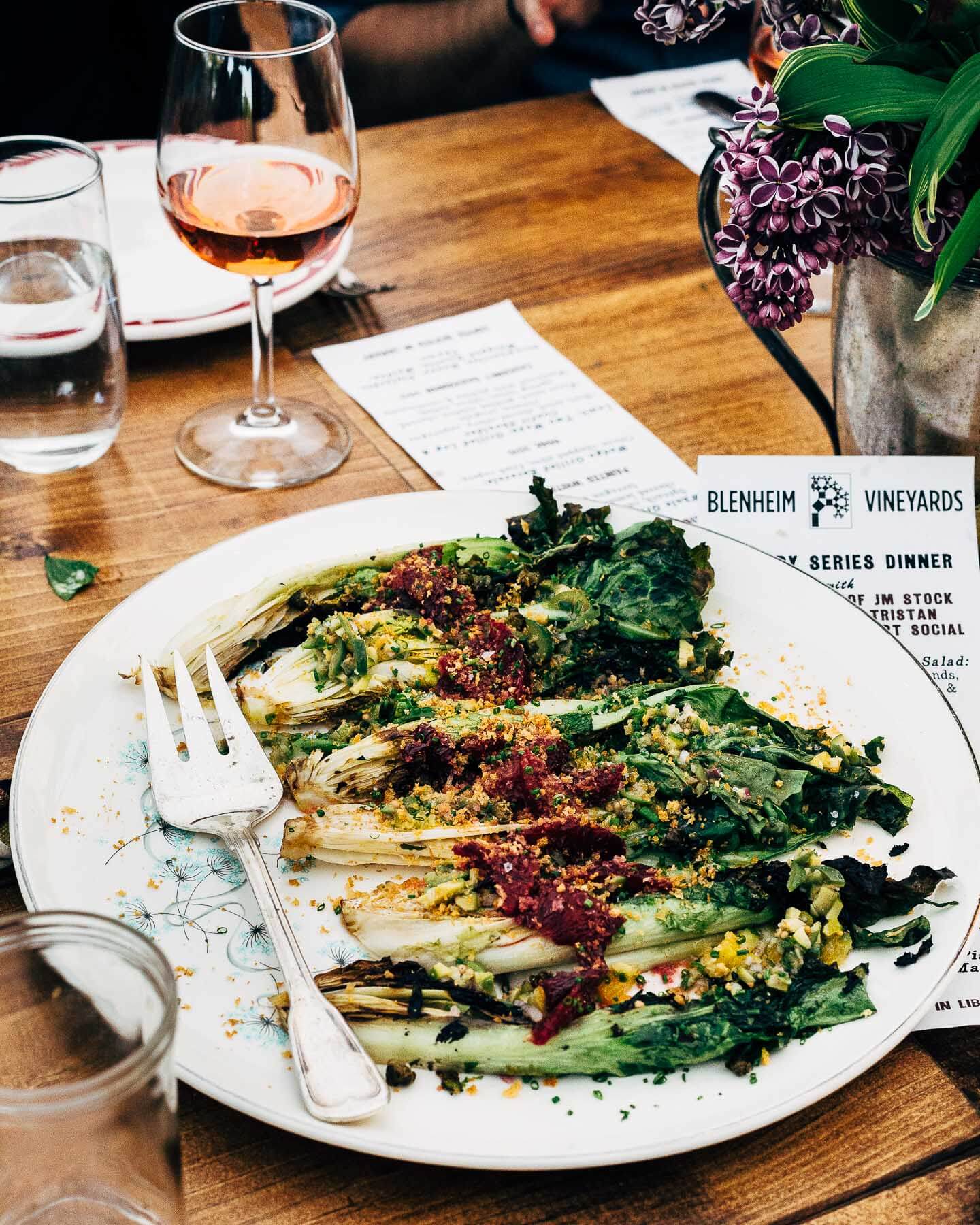 hill and holler library series dinner at blenheim vineyards // brooklyn supper