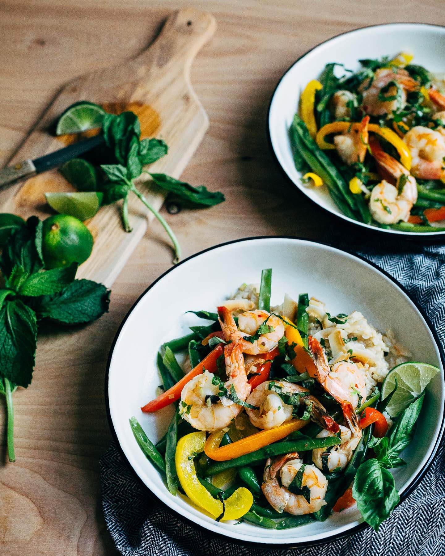 thai-style coconut milk and shrimp curry // brooklyn supper