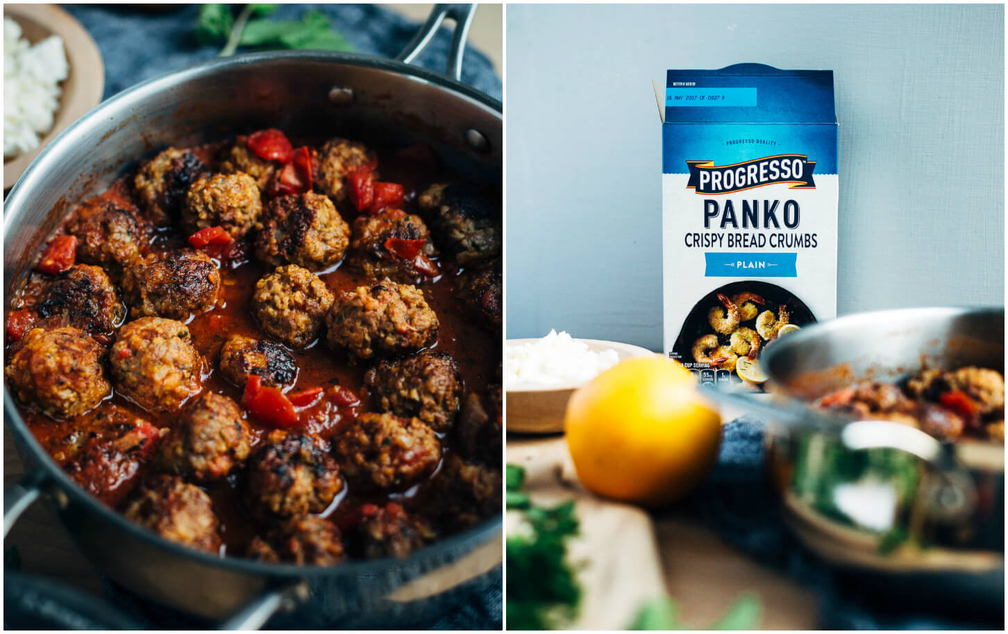 lamb meatballs in tomato sauce // brooklyn supper