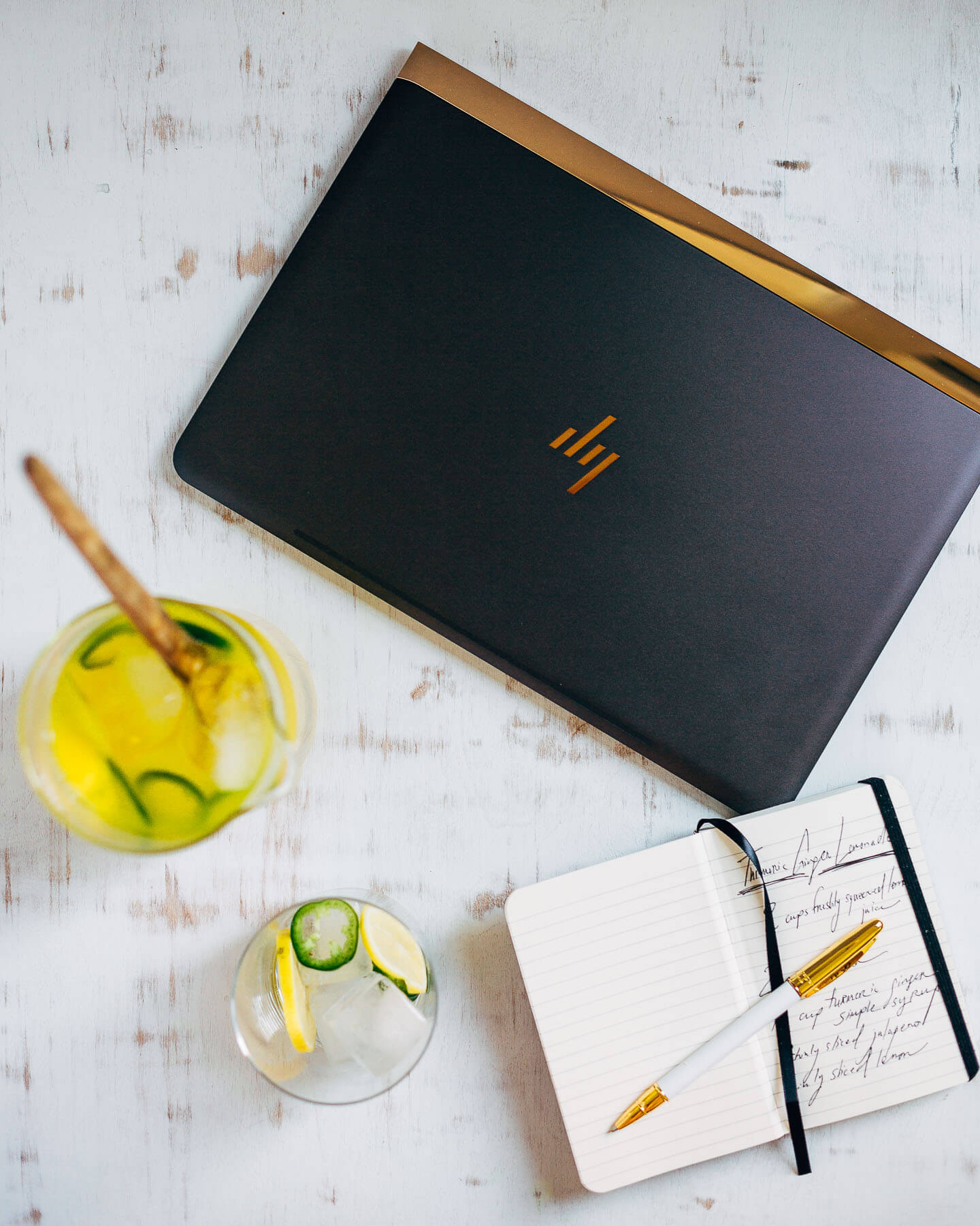 turmeric ginger lemonade // brooklyn supper