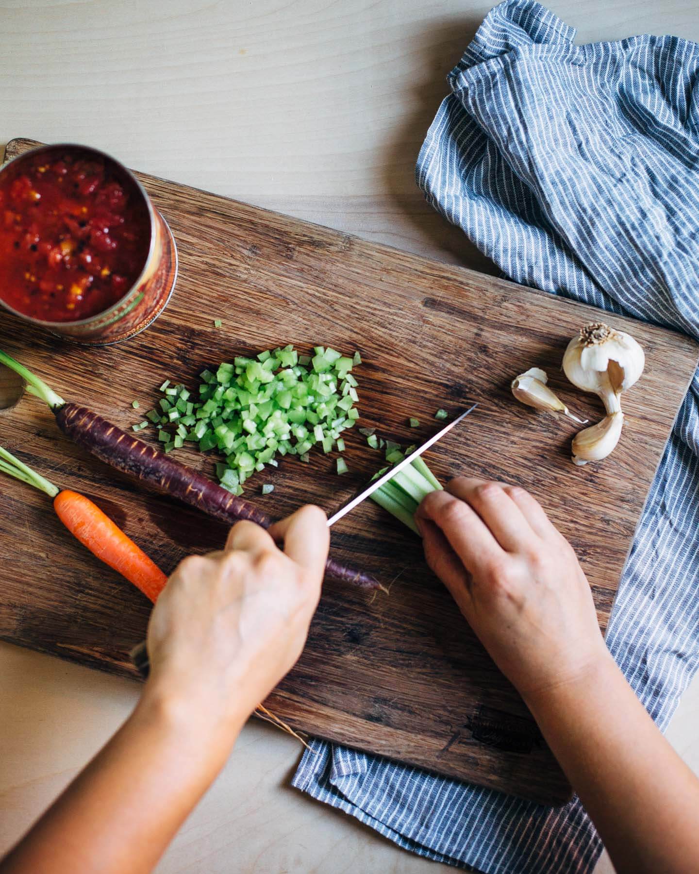tomato gnocchi stew with greens // brooklyn supper
