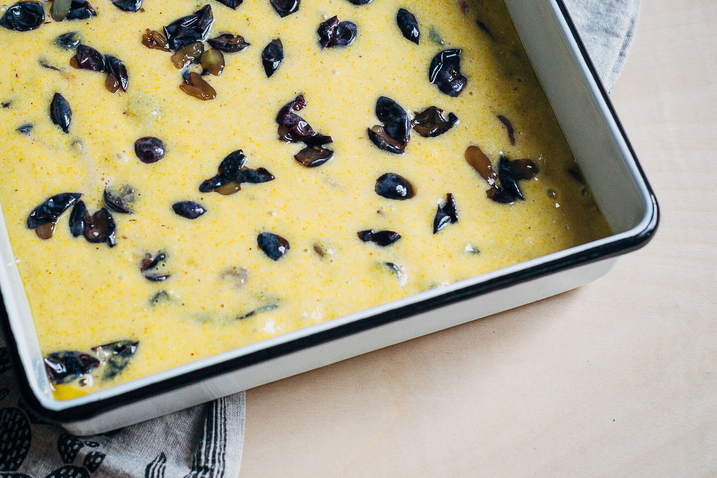 concord grape cornmeal cake // brooklyn supper