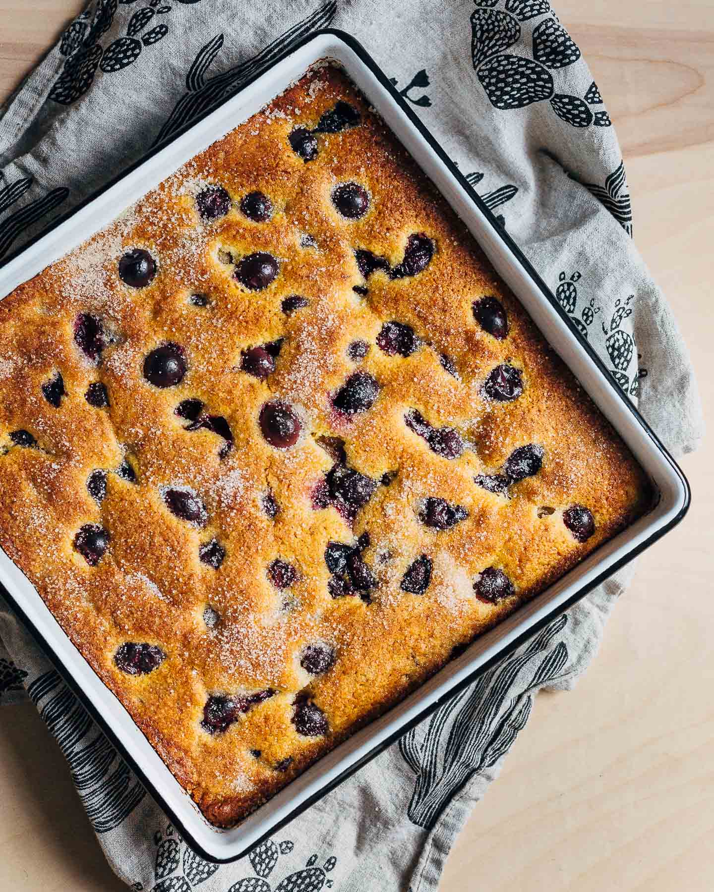 concord grape cornmeal cake // brooklyn supper