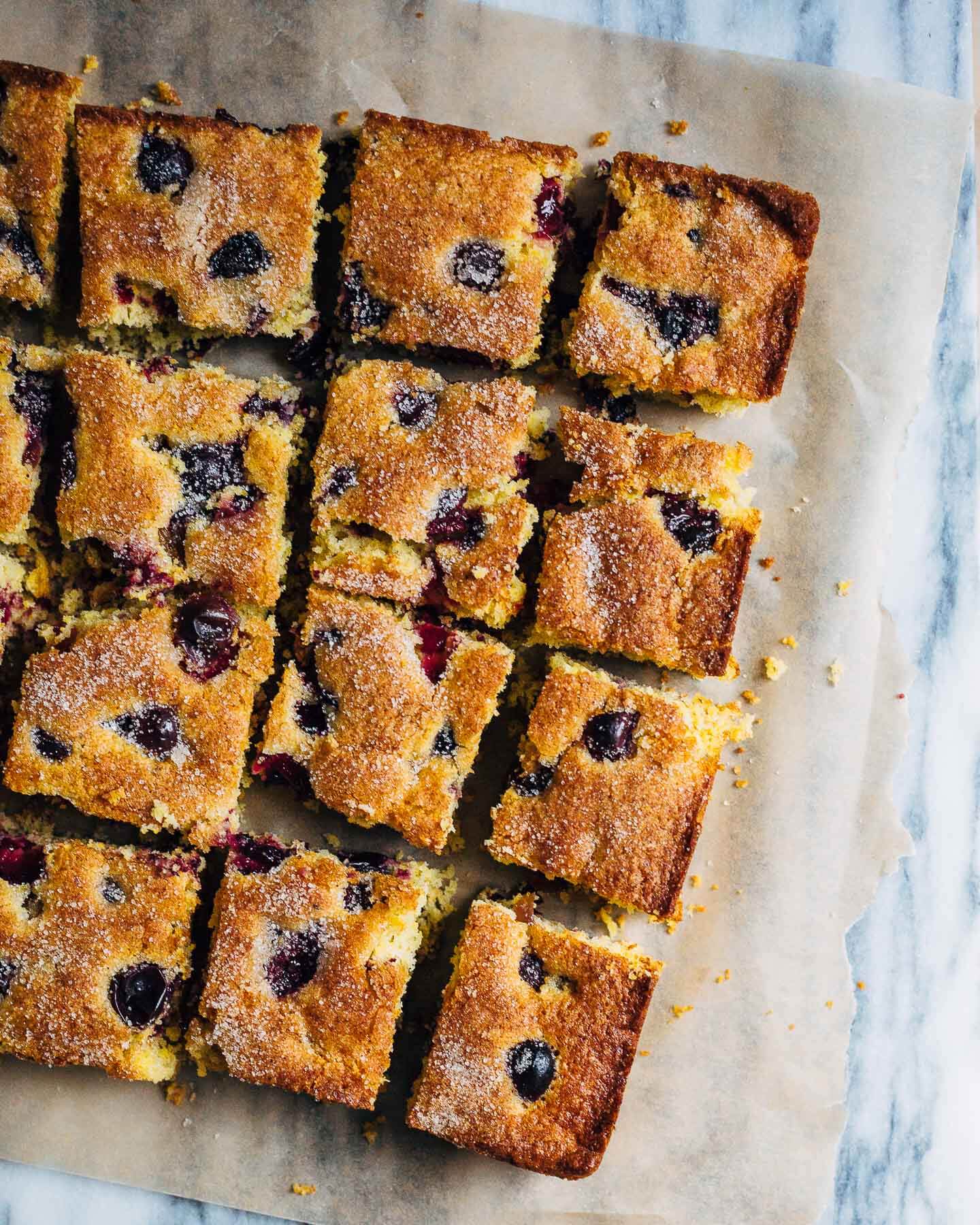 concord grape cornmeal cake // brooklyn supper