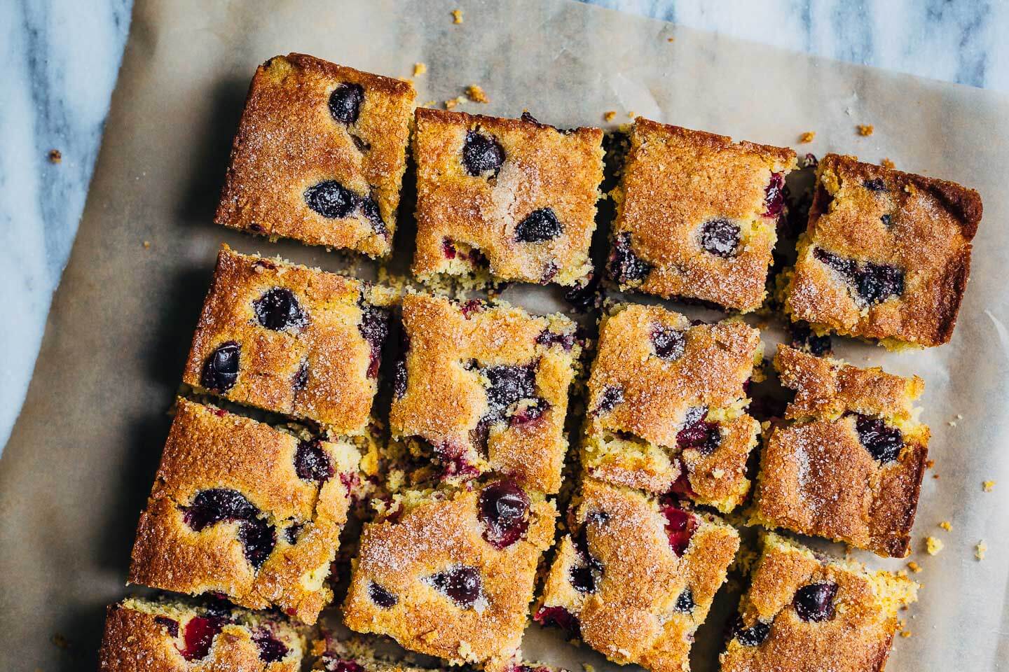 concord grape cornmeal cake // brooklyn supper