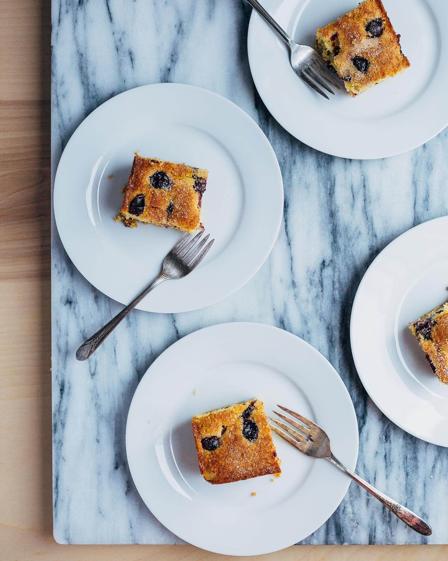 concord grape cornmeal cake // brooklyn supper