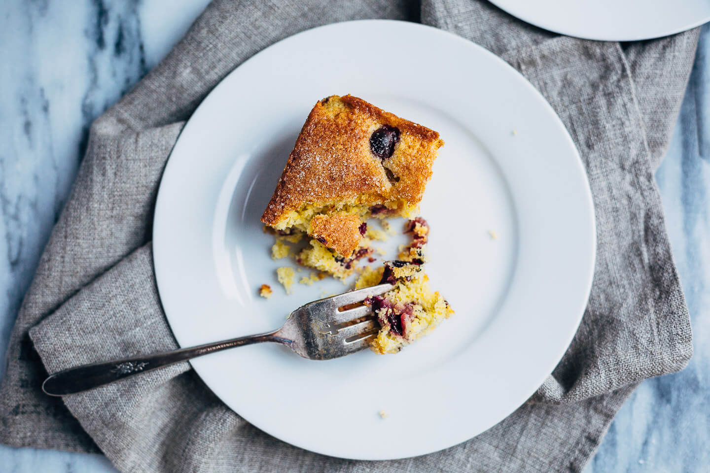concord grape cornmeal cake // brooklyn supper