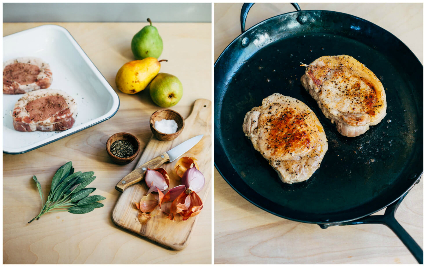 skillet pork chops // brooklyn supper